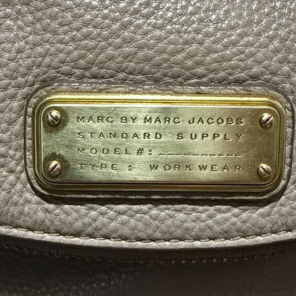 Marc by Marc Jacobs New Q Natasha Crossbody Shoulder Bag-Cement - Picture 6 of 14